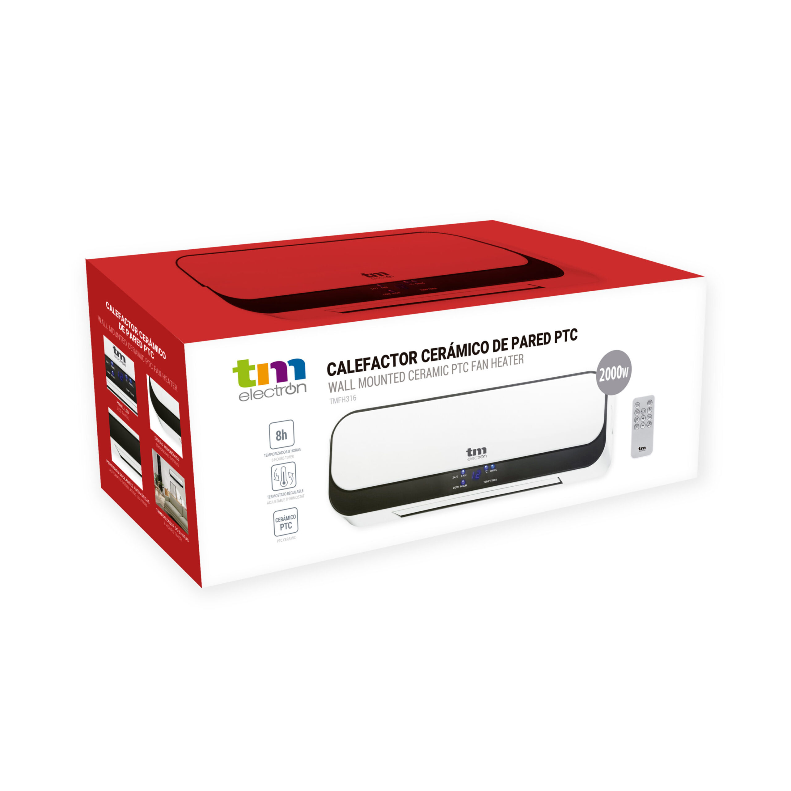 Calefactor cerámico de pared PTC - Imagen 8