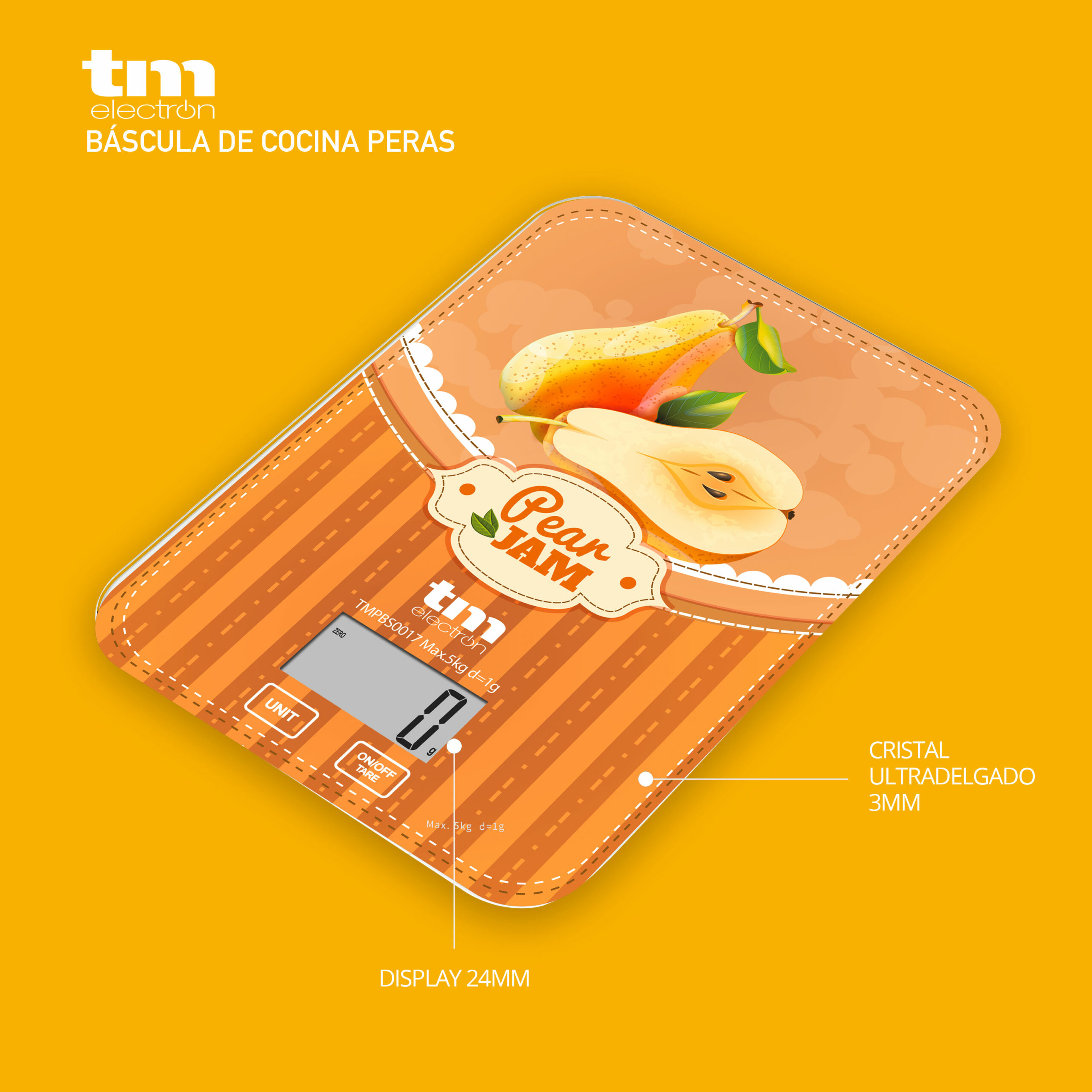 Báscula de cocina pera - Imagen 2