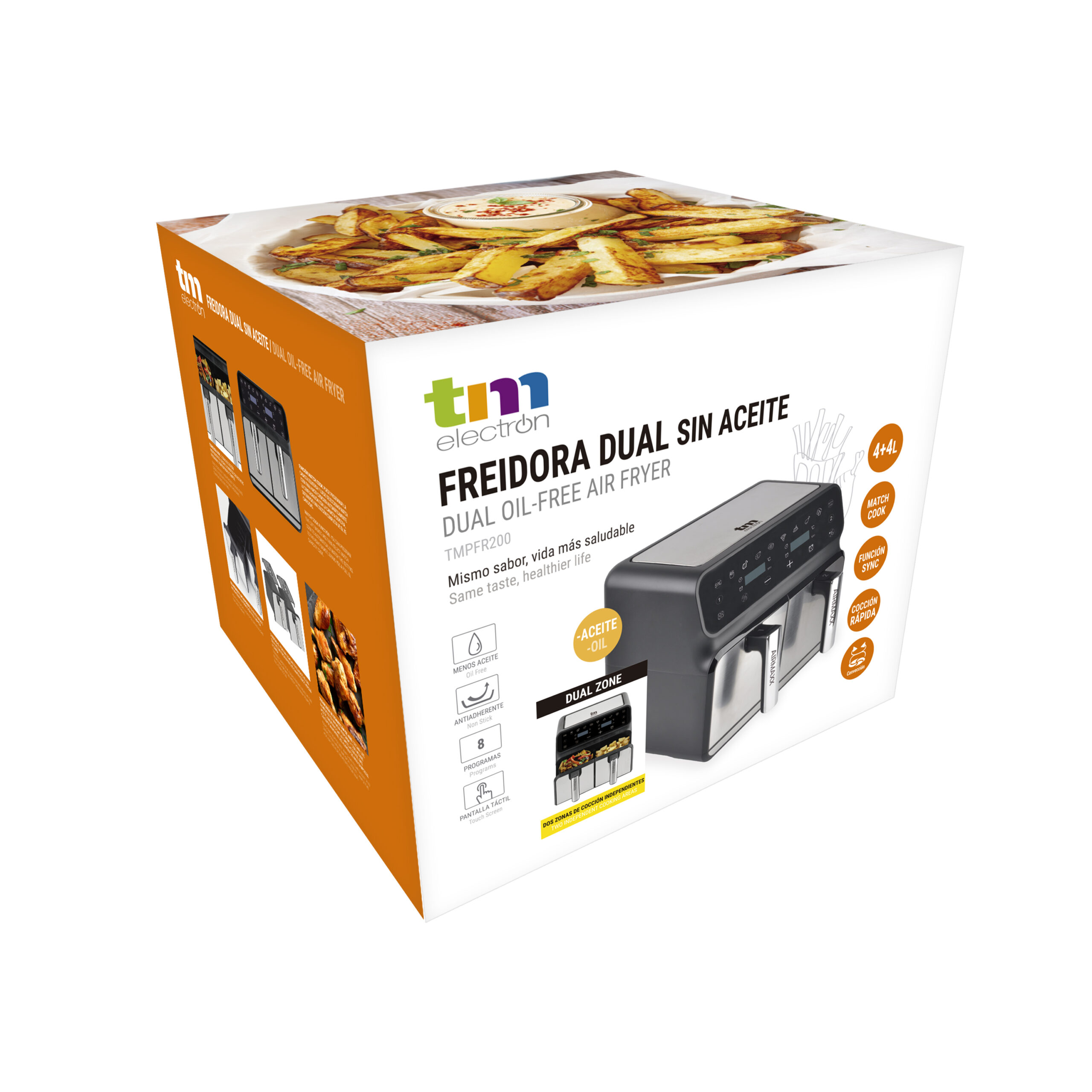 Freidora digital dual sin aceite - Imagen 8