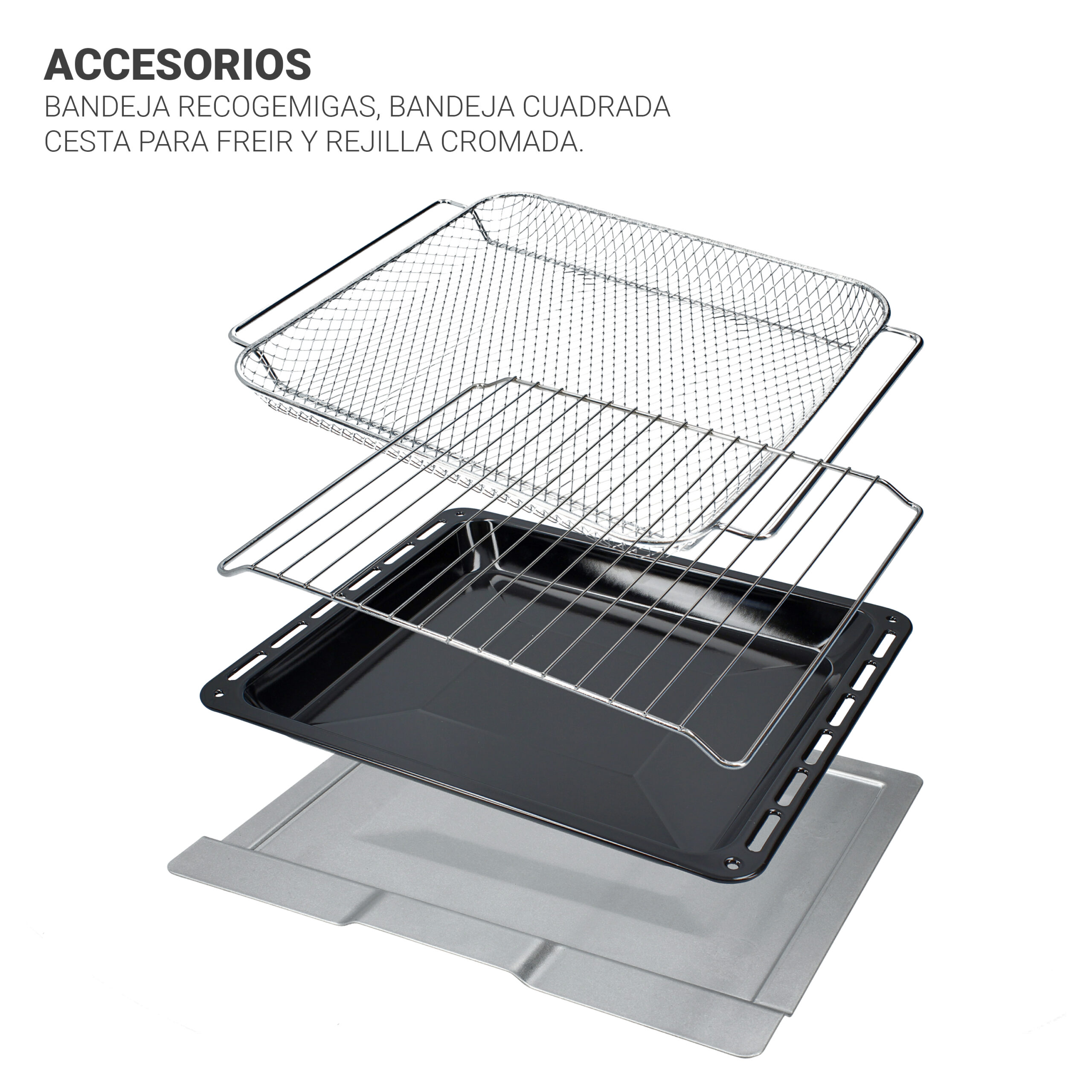 Horno freidora de aire 20L (beige) - Imagen 5