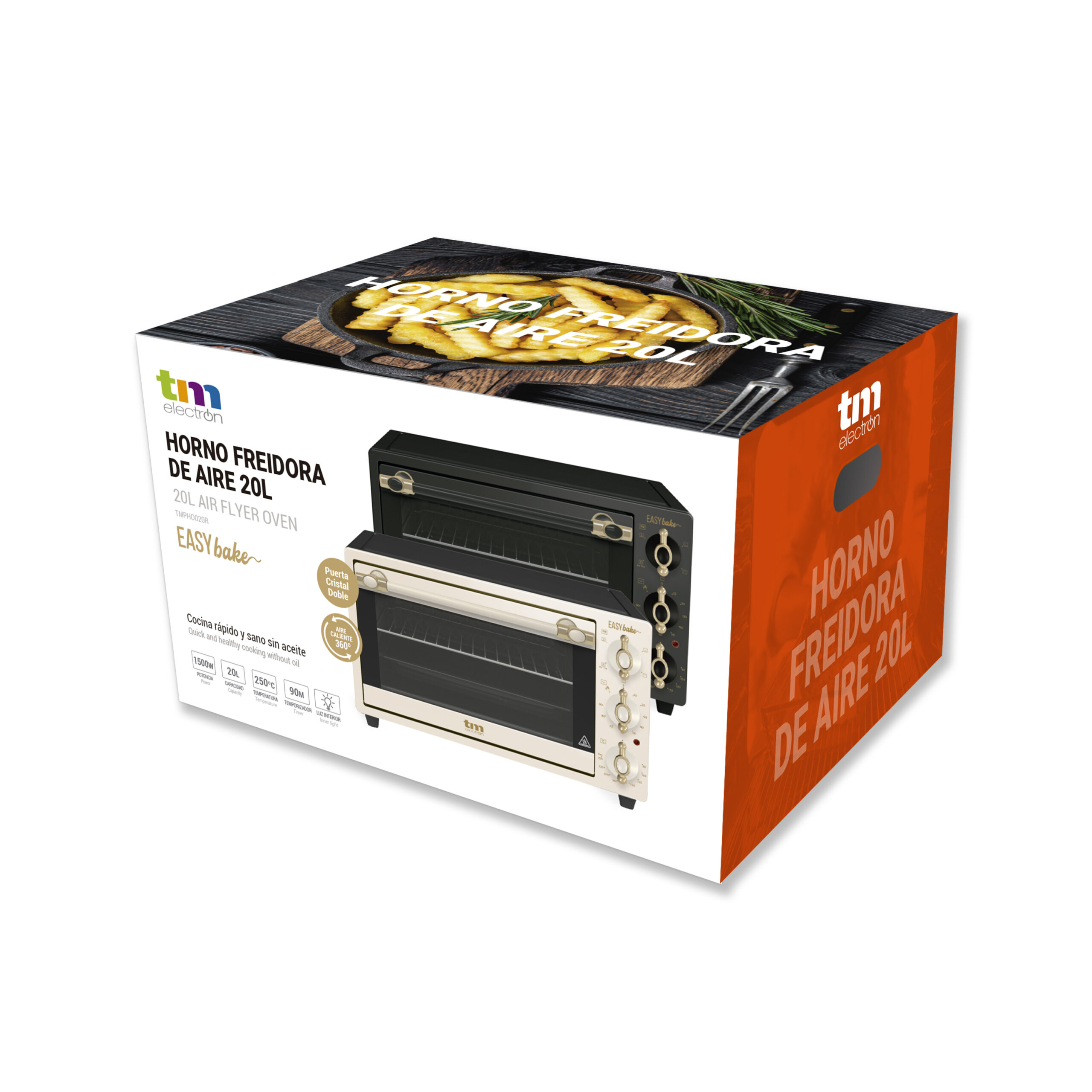 Horno freidora de aire 20L (beige) - Imagen 10