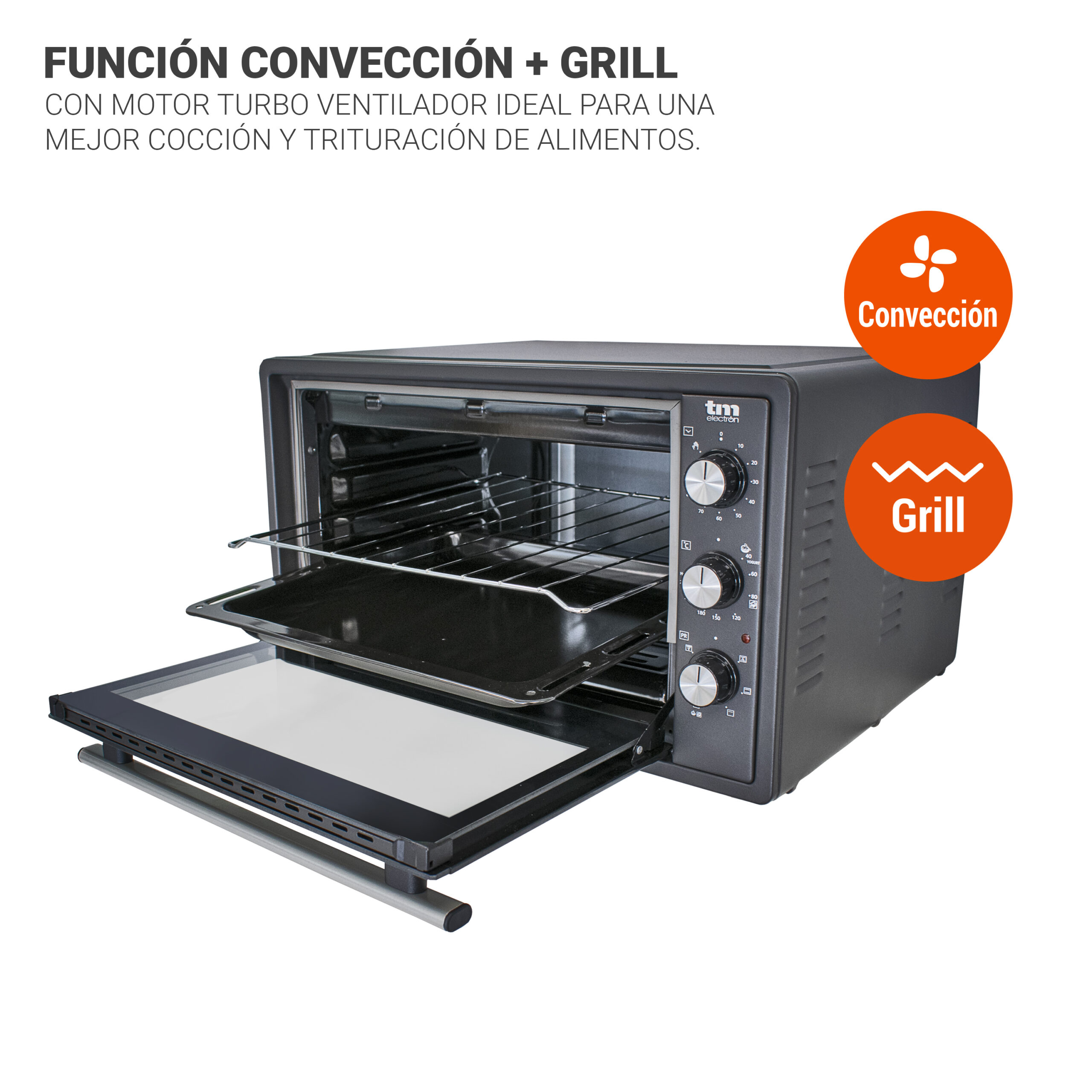 Horno convección de sobremesa 37L - Imagen 3