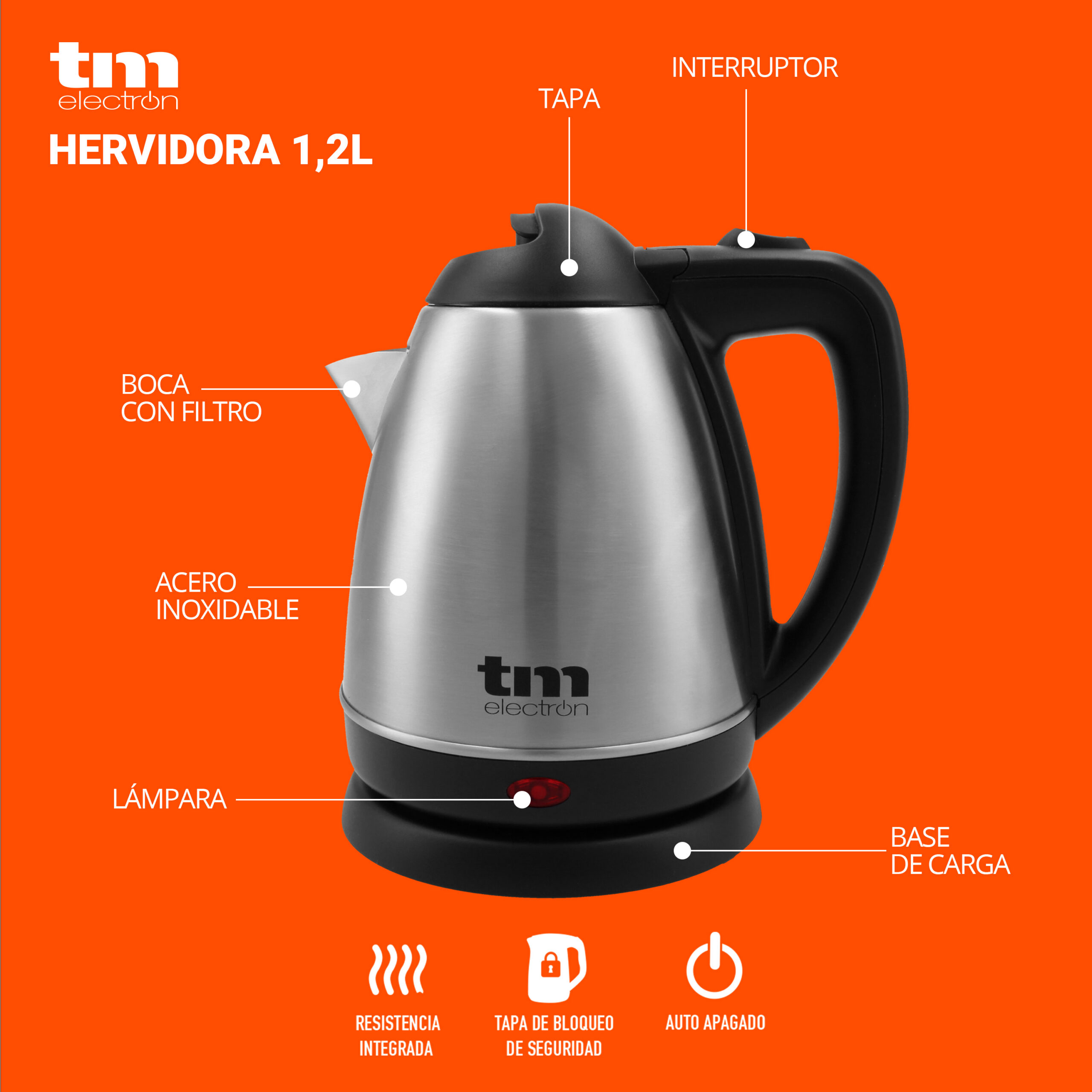 Hervidora 1,2L. - Imagen 2
