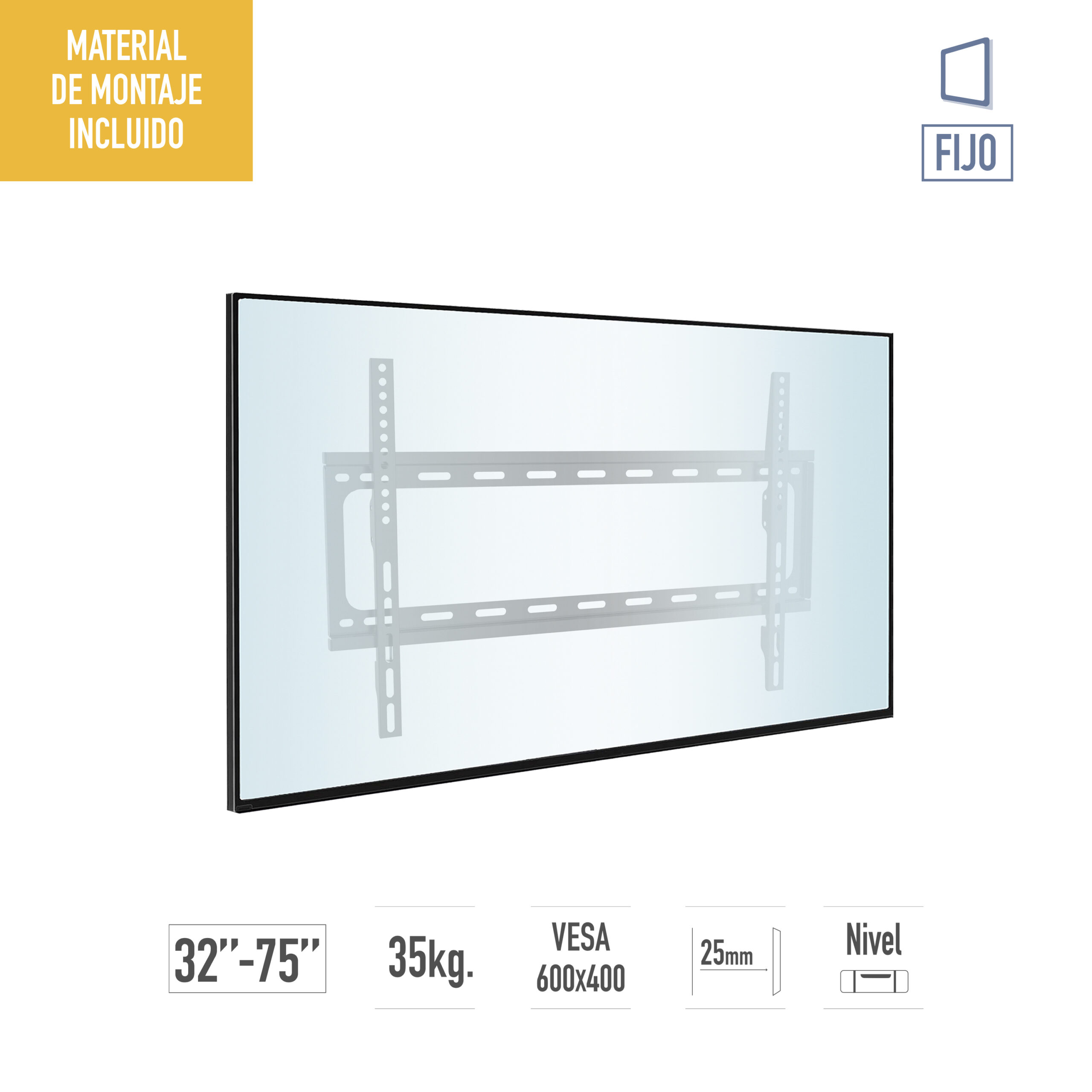 Soporte de pared fijo - Imagen 2