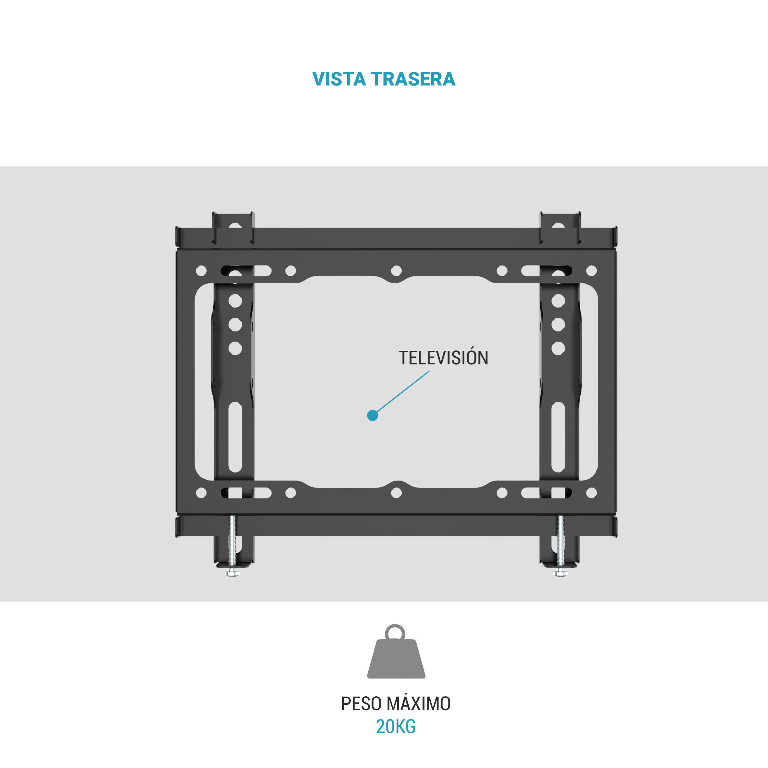 Soporte de pared fijo - Imagen 3