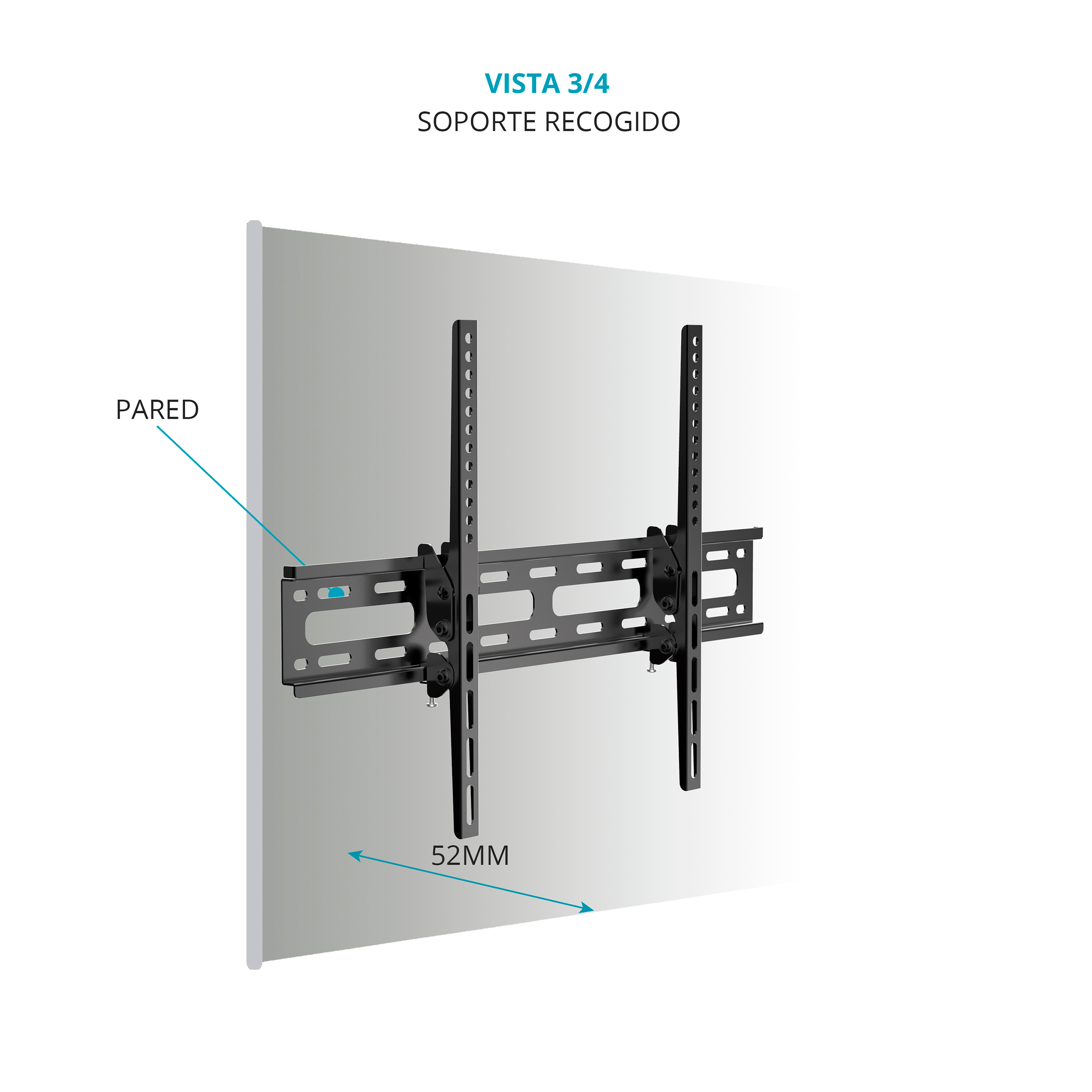Soporte de pared TV 32" - 70" - Imagen 4