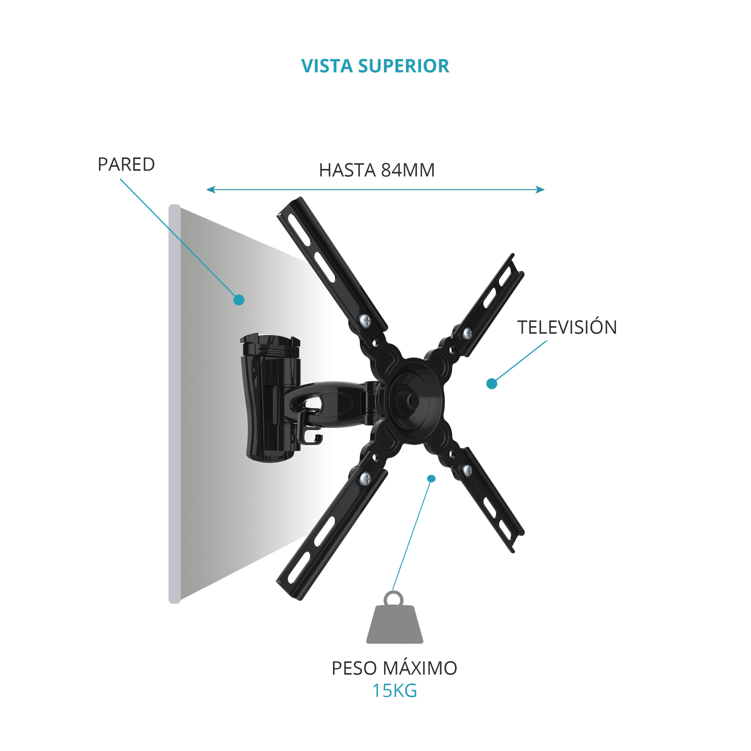 Soporte de pared TV - Imagen 3