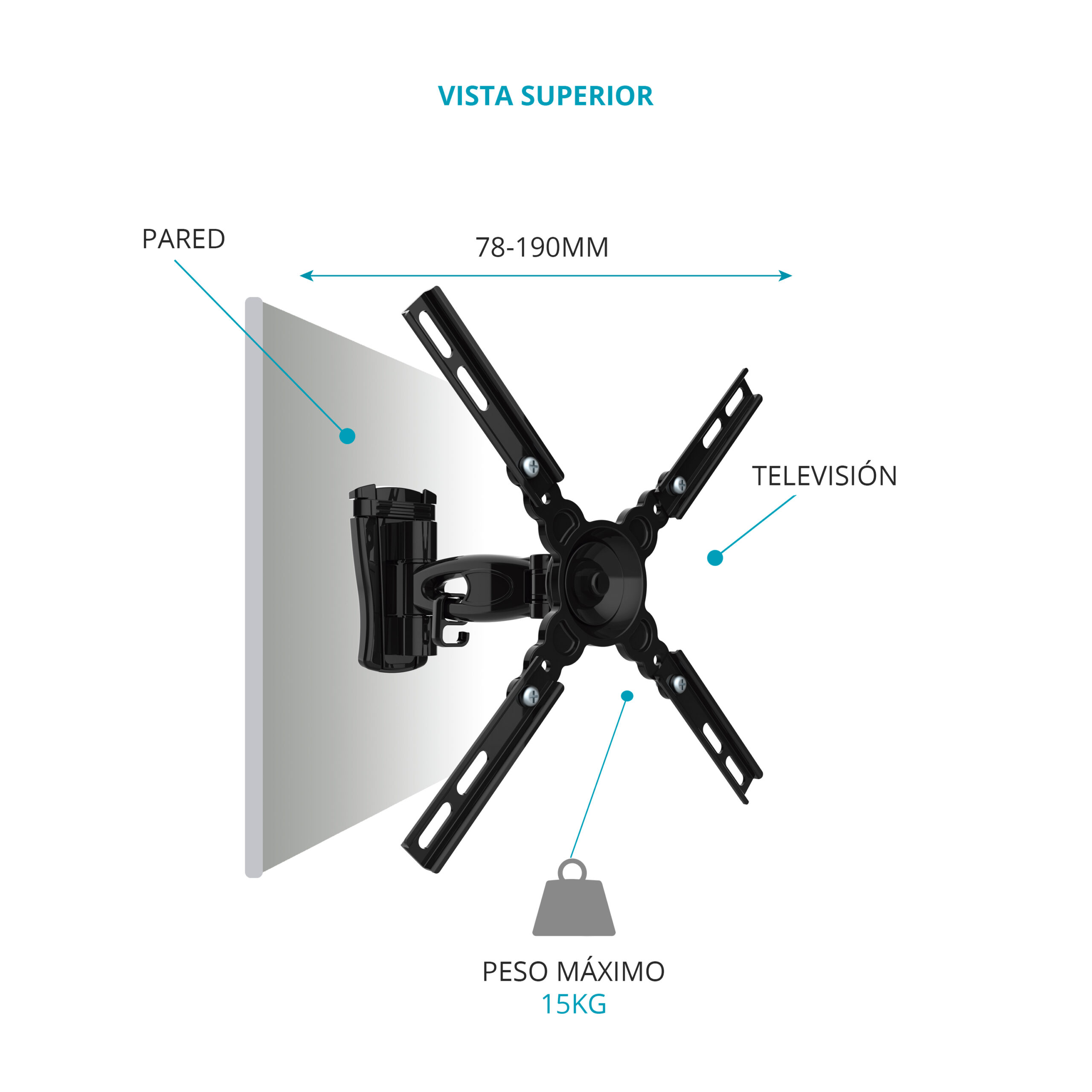 Soporte de pared TV - Imagen 3