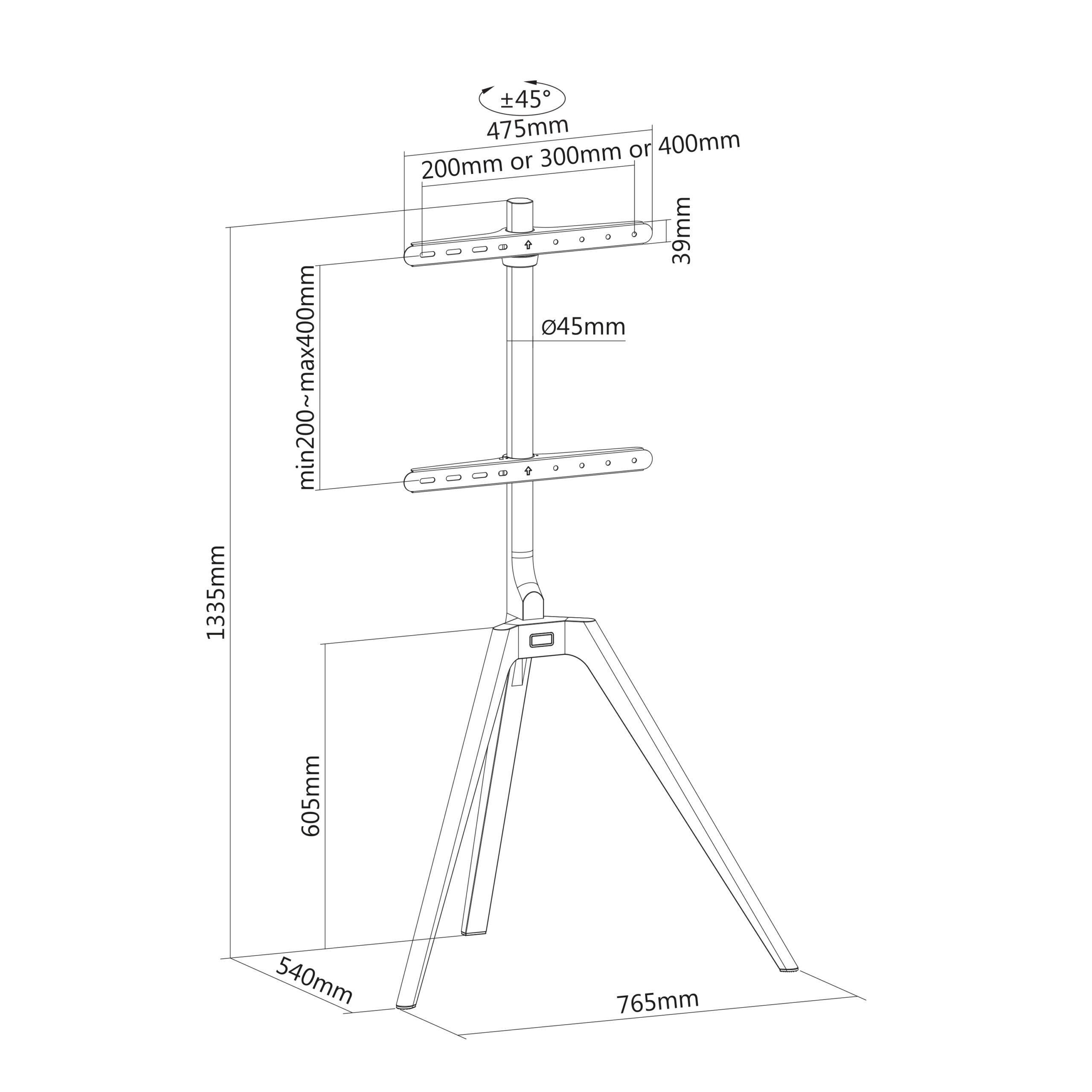 Soporte suelo para tv - Imagen 4