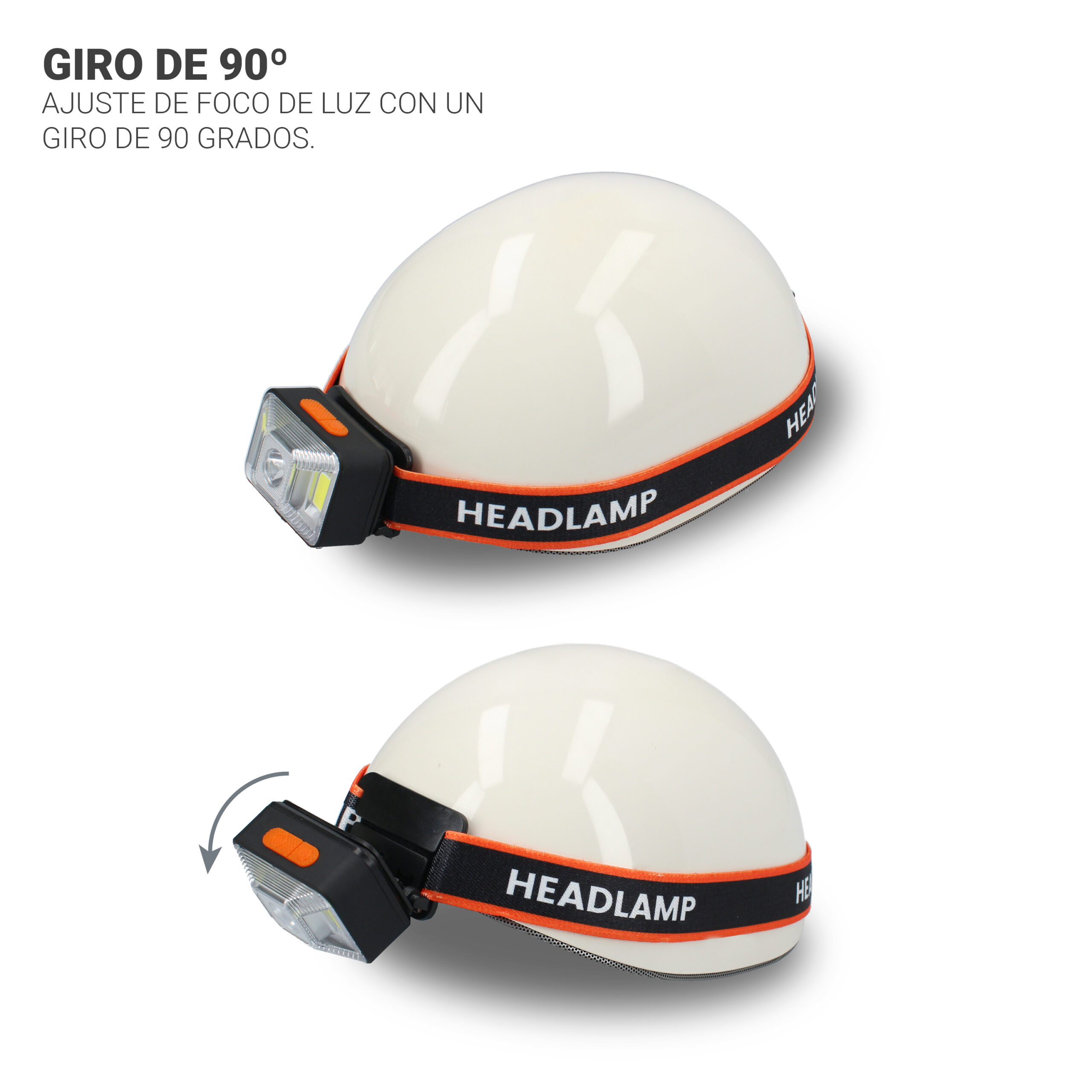 Linterna frontal LED recargable - Imagen 4