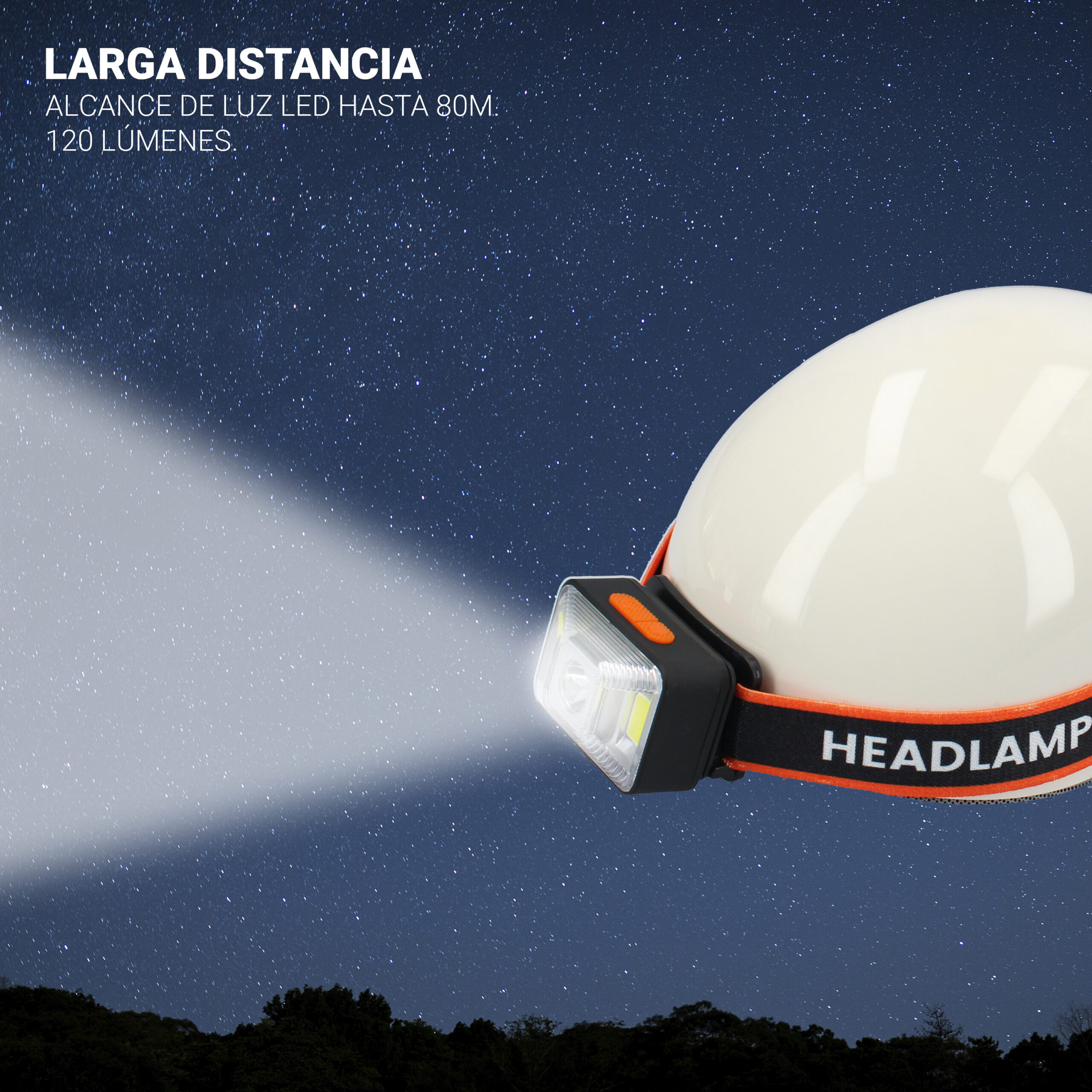 Linterna frontal LED recargable - Imagen 6