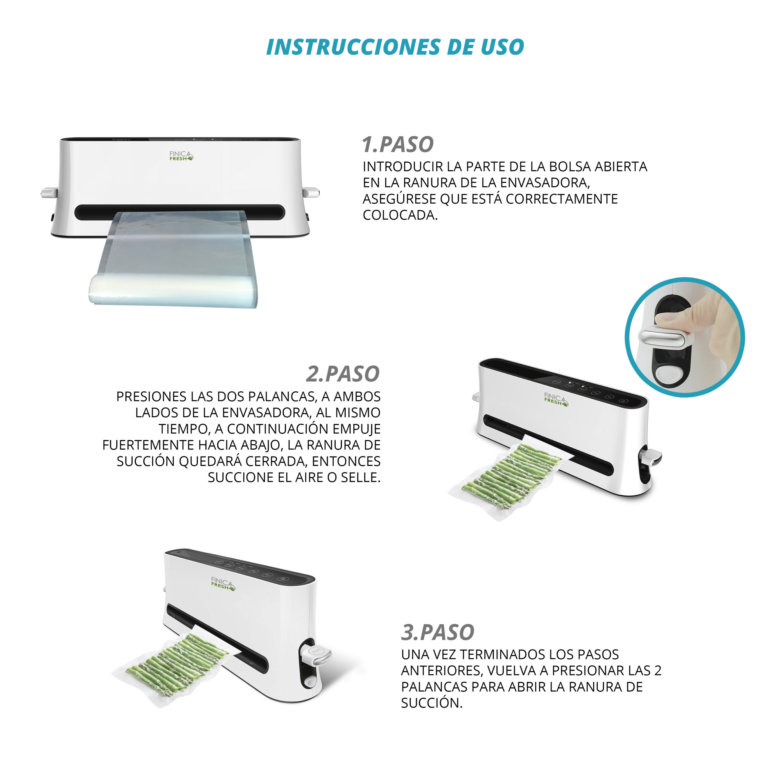Envasadora al vacío FINICA FRESH - Imagen 5
