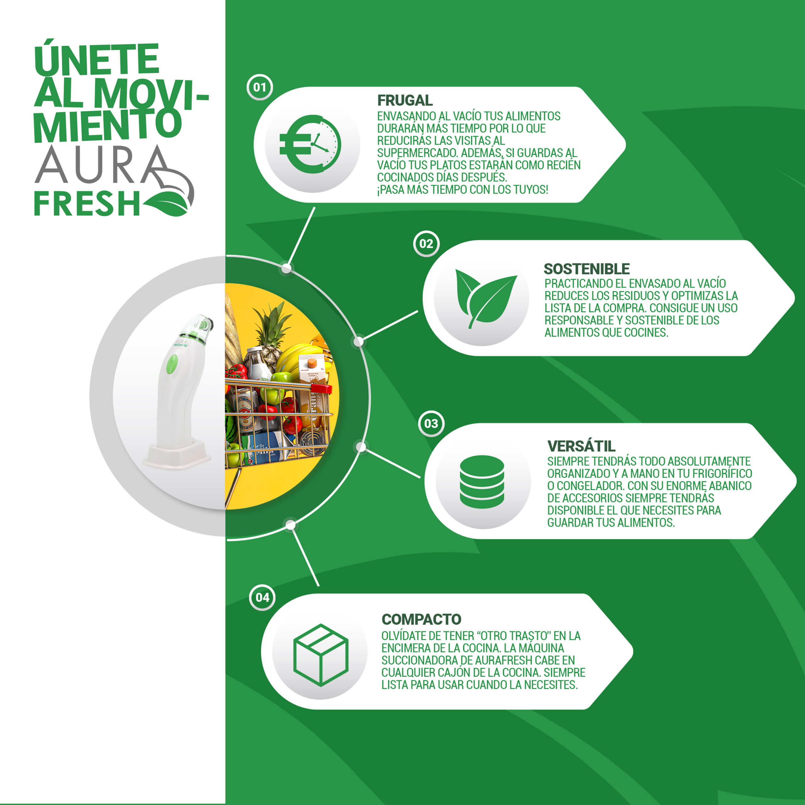 Envasadora al vacío Aura Fresh - Imagen 4