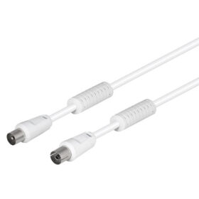 Conexión antena blanco ferrita 9.5mm/2.5M