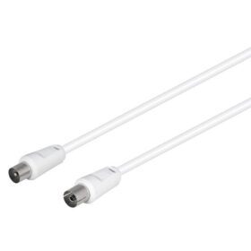 Conexión antena blanco recto 9.5mm/1.5m