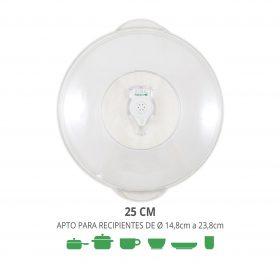 Tapa para envasar al vacío universal Ø25cm.